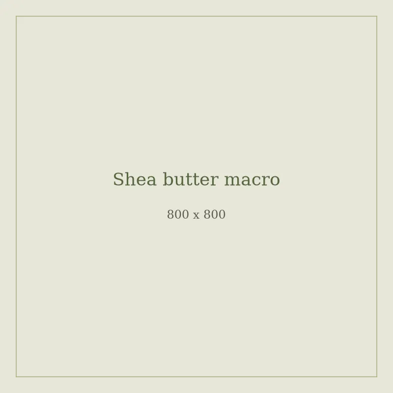 Close-up of shea butter